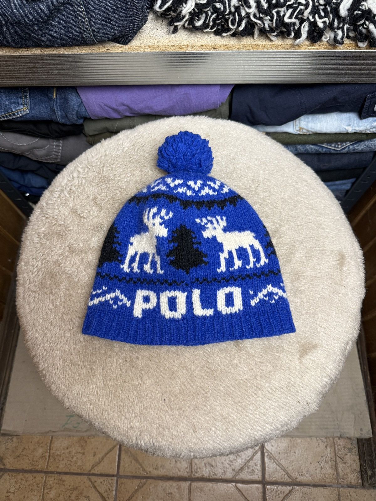 Polo Ralph Lauren Ralph Lauren USA Beanie Holiday Winter Hat Size ONE SIZE - 1 Thumbnail