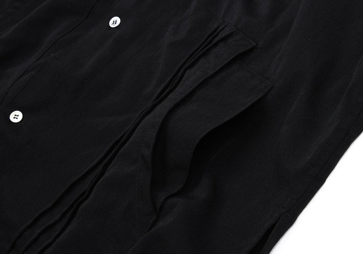 Yohji Yamamoto Yohji Yamamoto Wool Pintuck Pocket Shirt Jacket Size US M / EU 48-50 / 2 - 10 Thumbnail