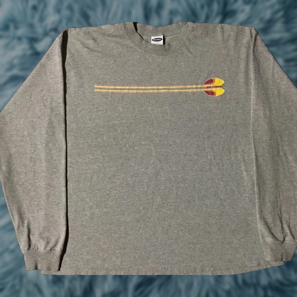 Quiksilver VINTAGE Faded Old Navy Shirt M Boxy Surf Skate Grunge Vaporwave 90s Y2K Ocean California Beach Graphic Tee Mens Gray Size M Size US M / EU 48-50 / 2 - 1 Thumbnail