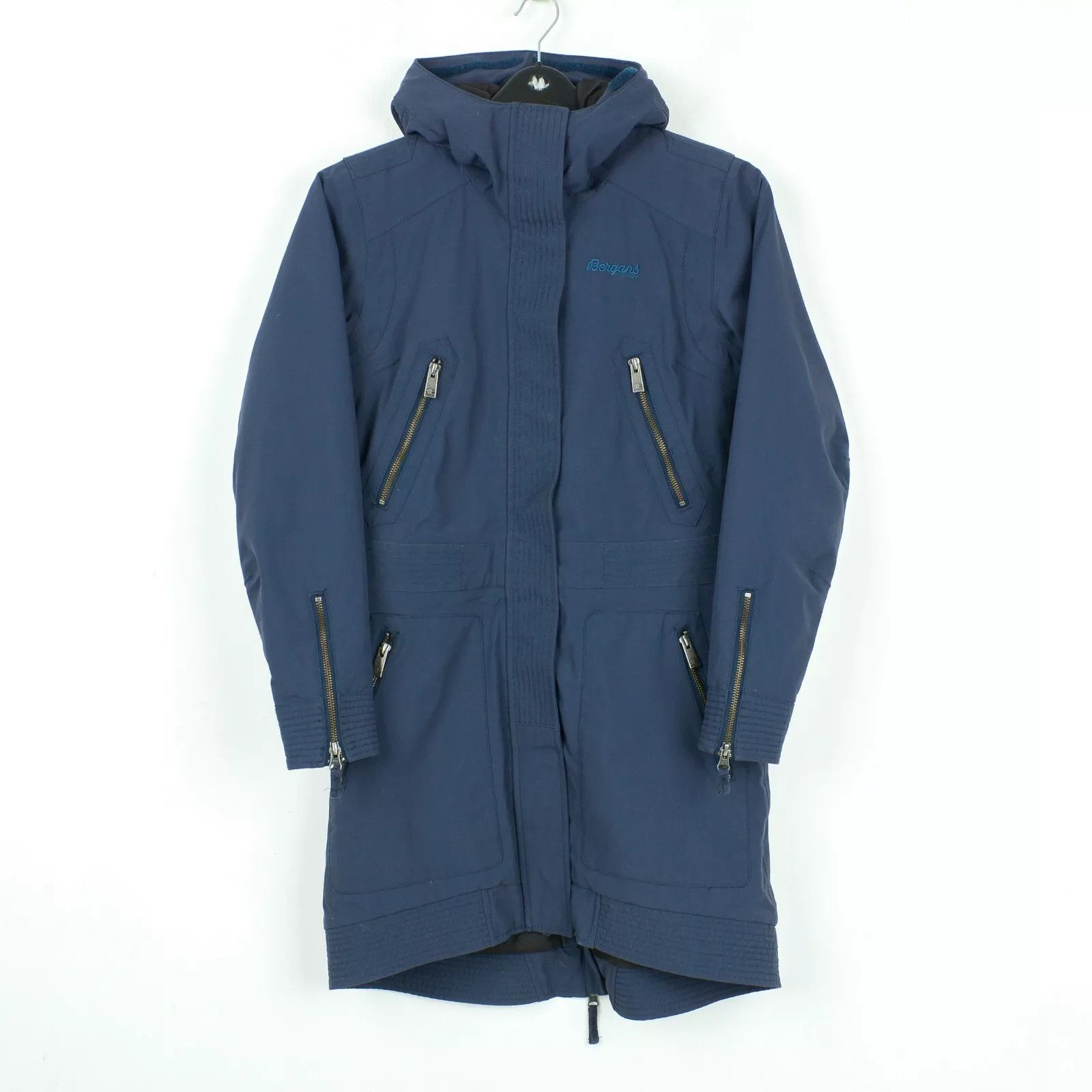 Bergans of Norway Vollen Insulated Lady Coat Women XS Parka Hooded Windbreaker Size XS / US 0-2 / IT 36-38 - 1 Thumbnail