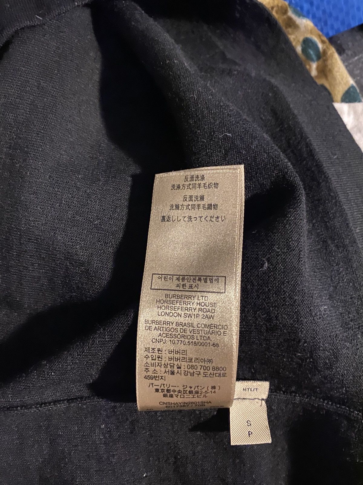 Burberry Burberry - Long Sleeve Polo Shirt - Black - Small Size US S / EU 44-46 / 1 - 15 Thumbnail