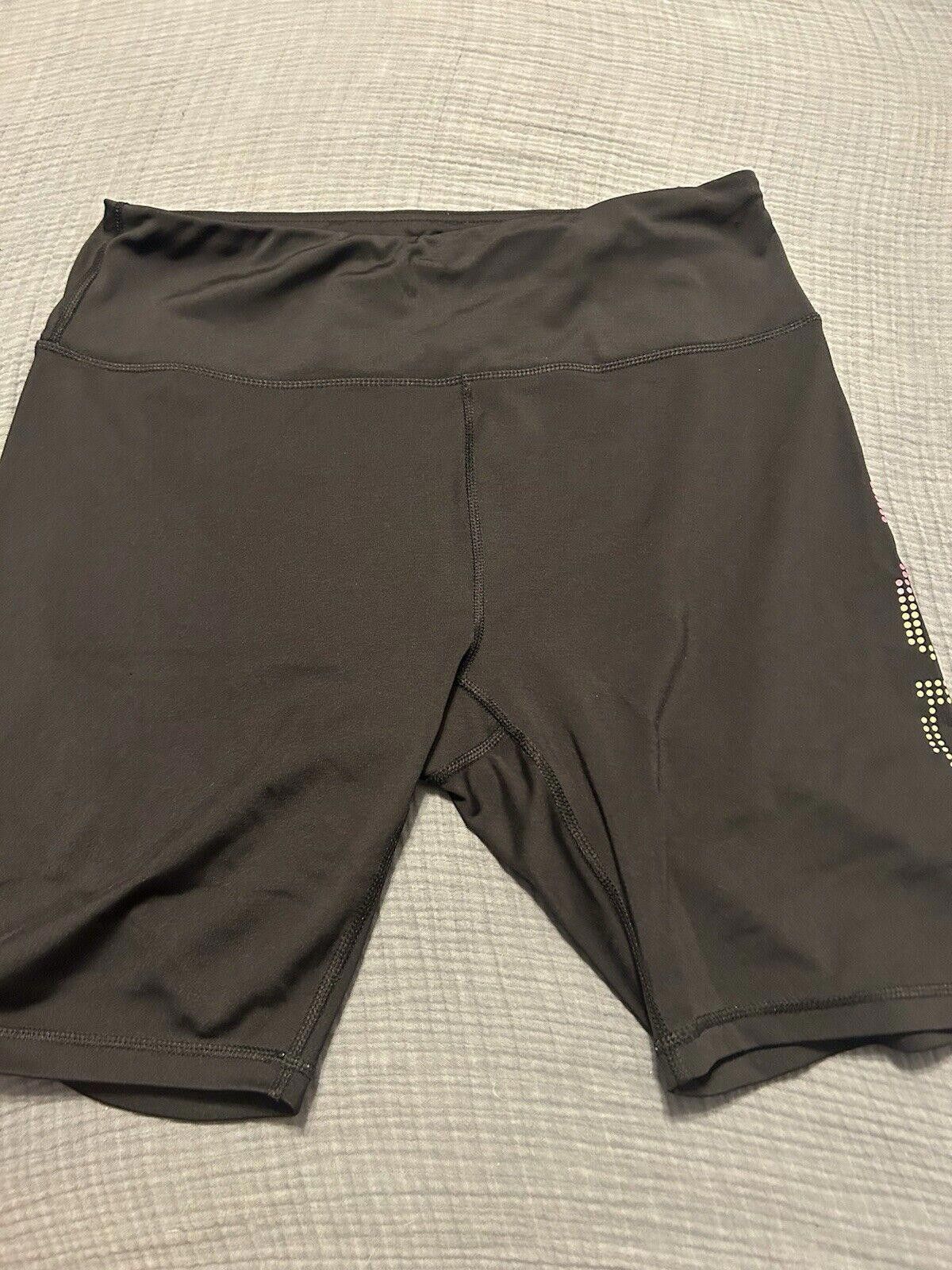 United Colors Of Benetton bebe Sports Bike Shorts Size 1X Rainbow Letters Size 40" / US 18 - 1 Thumbnail