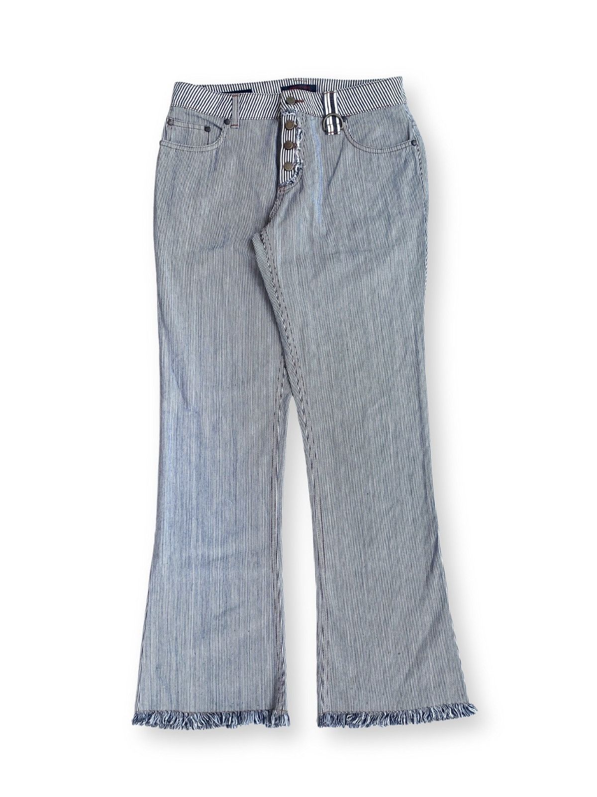Roberto Cavalli Roberto Cavalli Bootcut Denim Stripe Print Provocateur Size 29" - 1 Thumbnail