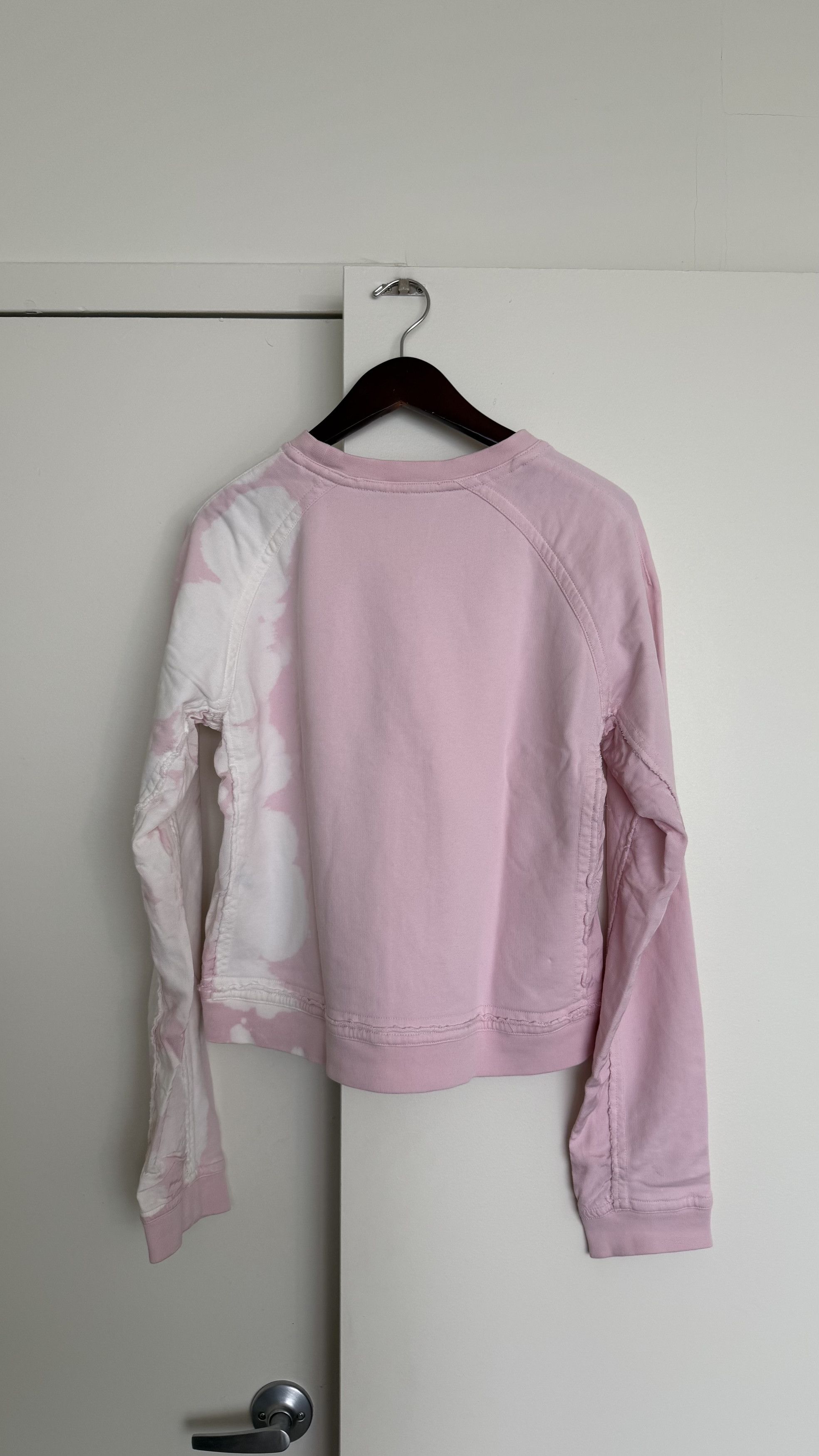 Haider Ackermann Haider Ackermann Pink Perth Crewneck Bleached Sweatshirt Size US M / EU 48-50 / 2 - 3 Thumbnail
