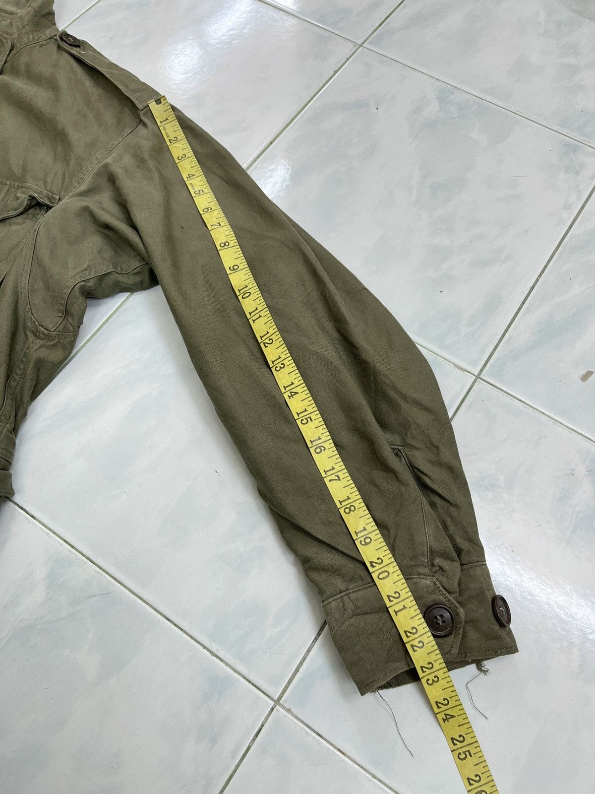 Vintage 🔥🔥🔥STEALS VINTAGE US MILITARY M43 FIELD JACKET Size US M / EU 48-50 / 2 - 18 Thumbnail