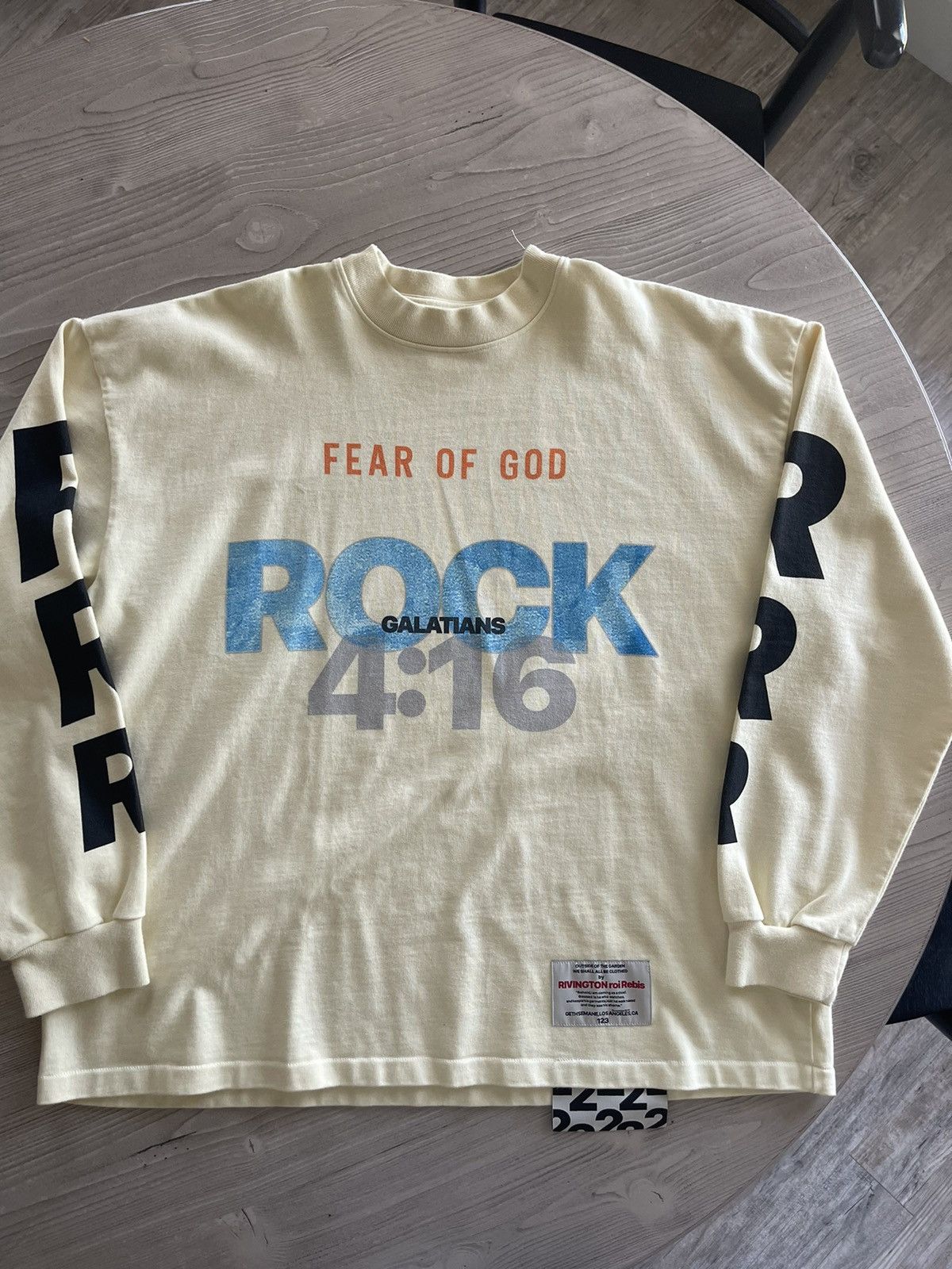 Fear of God × RRR-123 × Streetwear Fear of god x rrr123 Dave