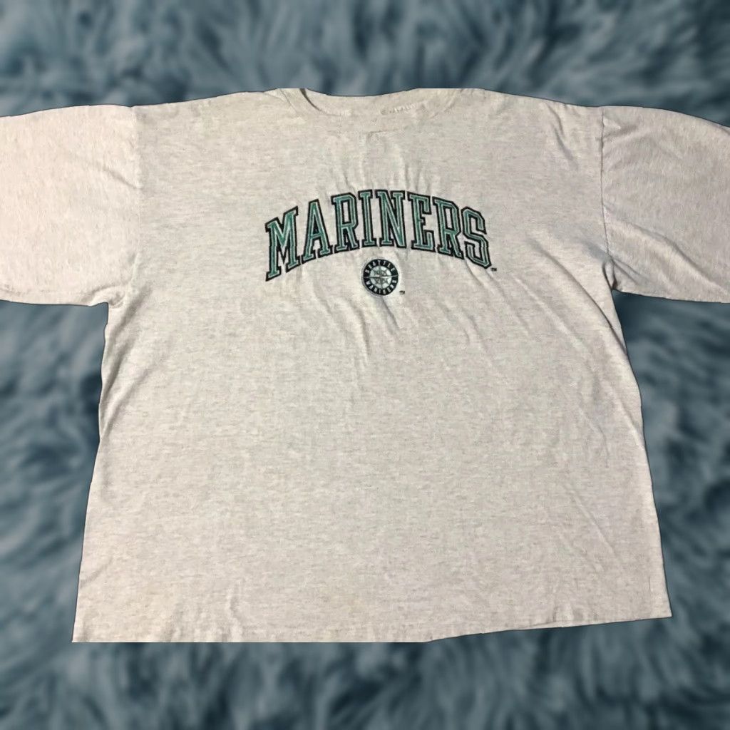 Vintage VINTAGE Seattle Mariners Shirt MLB Grunge 90s XL Green Ken Griffey Jr. Track Embroidered Men XL Baseball Shirt Size US XL / EU 56 / 4 - 1 Thumbnail