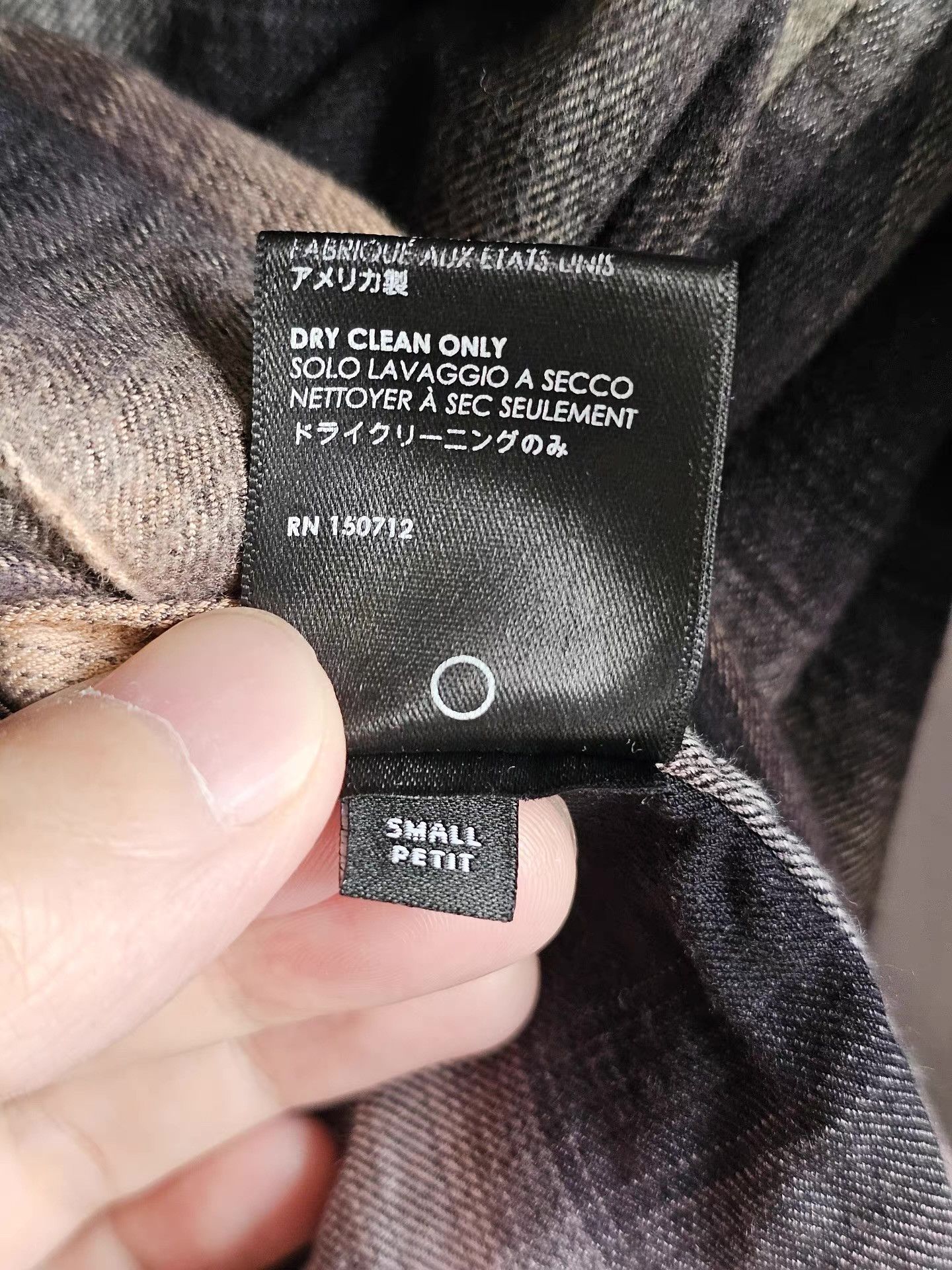 Amiri Amiri gradient plaid shirt Size US S / EU 44-46 / 1 - 6 Thumbnail
