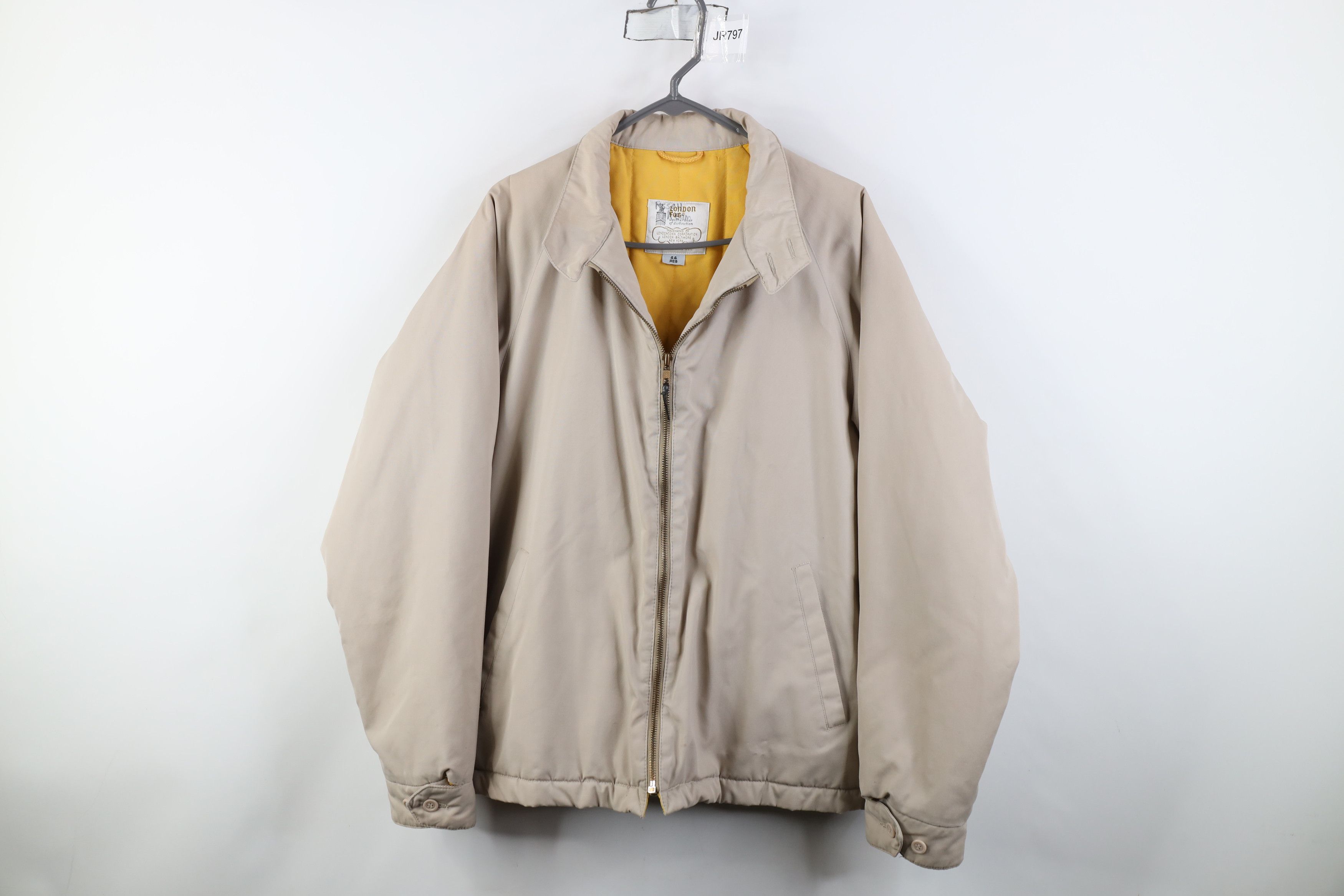 Vintage Vintage 70s Streetwear Puffer Cafe Racer Bomber Jacket Beige Size US XXL / EU 58 / 5 - 1 Thumbnail