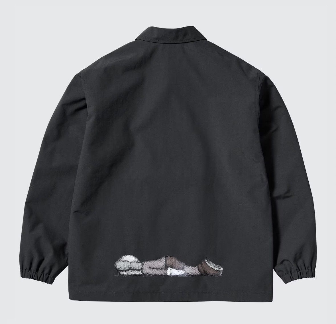 Andy Warhol × Japanese Brand × Kaws KAWS + Warhol Coach Jacket Black Size US XXL / EU 58 / 5 - 7 Thumbnail