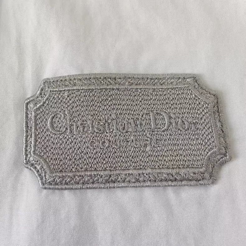 Dior DiorLogo labeled single-breasted solid color loose long-sle Size US XXS / EU 40 - 7 Thumbnail