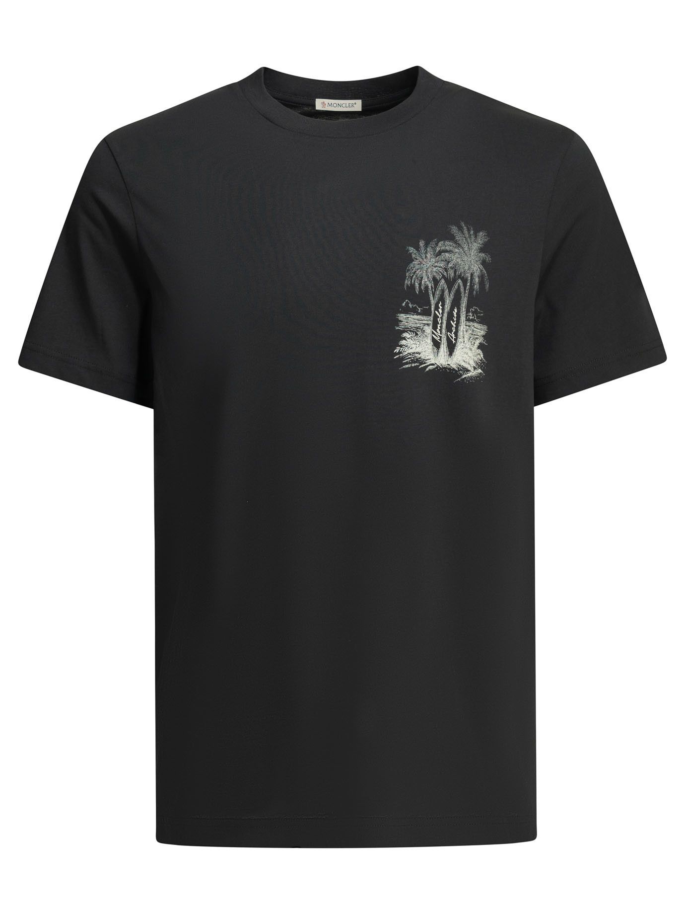 Moncler Moncler Crew-Neck T-Shirt With Logo tag size L Men - USA Duties Paid Size US L / EU 52-54 / 3 - 1 Thumbnail