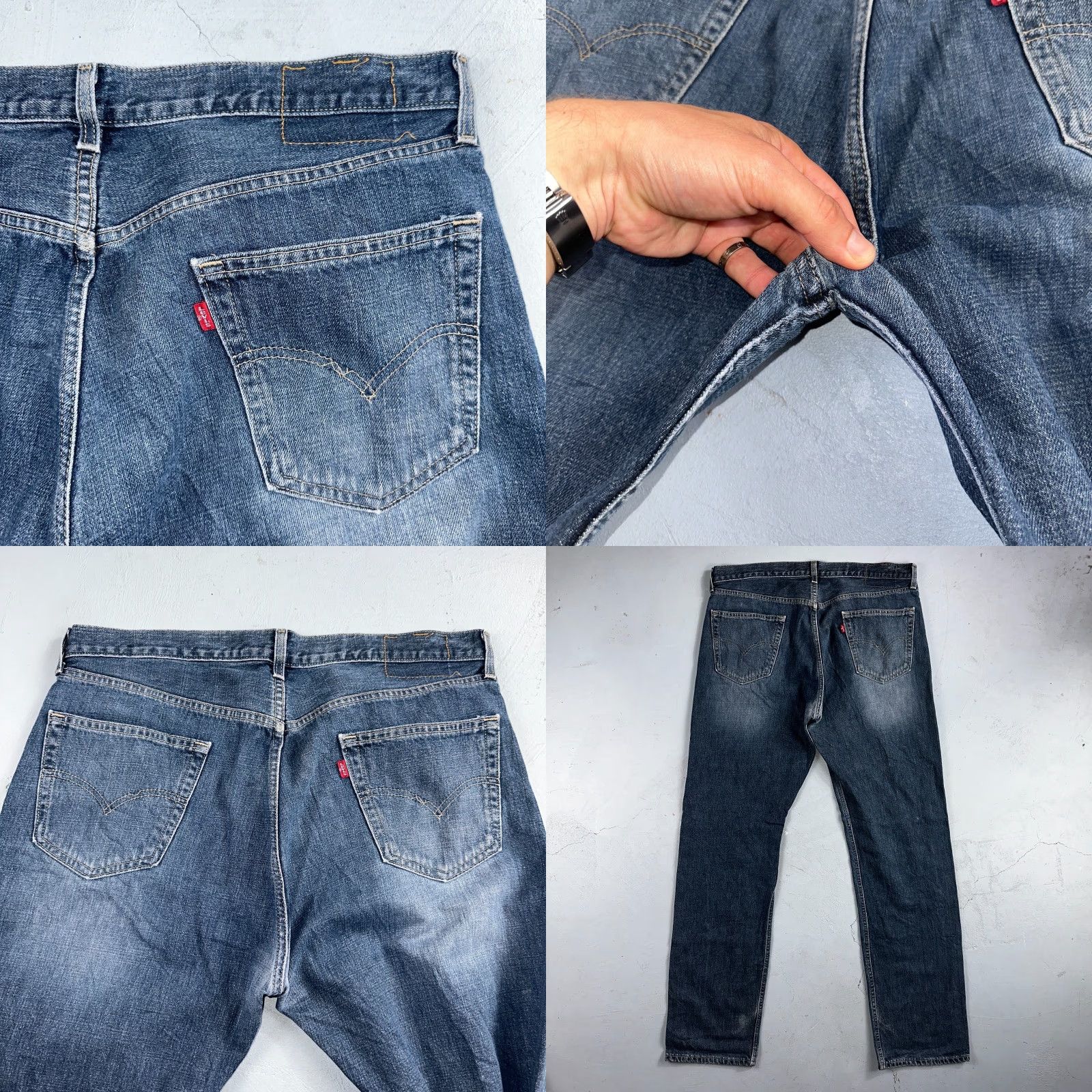 Levi's VINTAGE Levi's 501 Jeans Straight Men 38 Regular Blue 34x34 90s 90s Theme Classic Denim Button 5-Pocket Size US 38 / EU 54 - 10 Thumbnail
