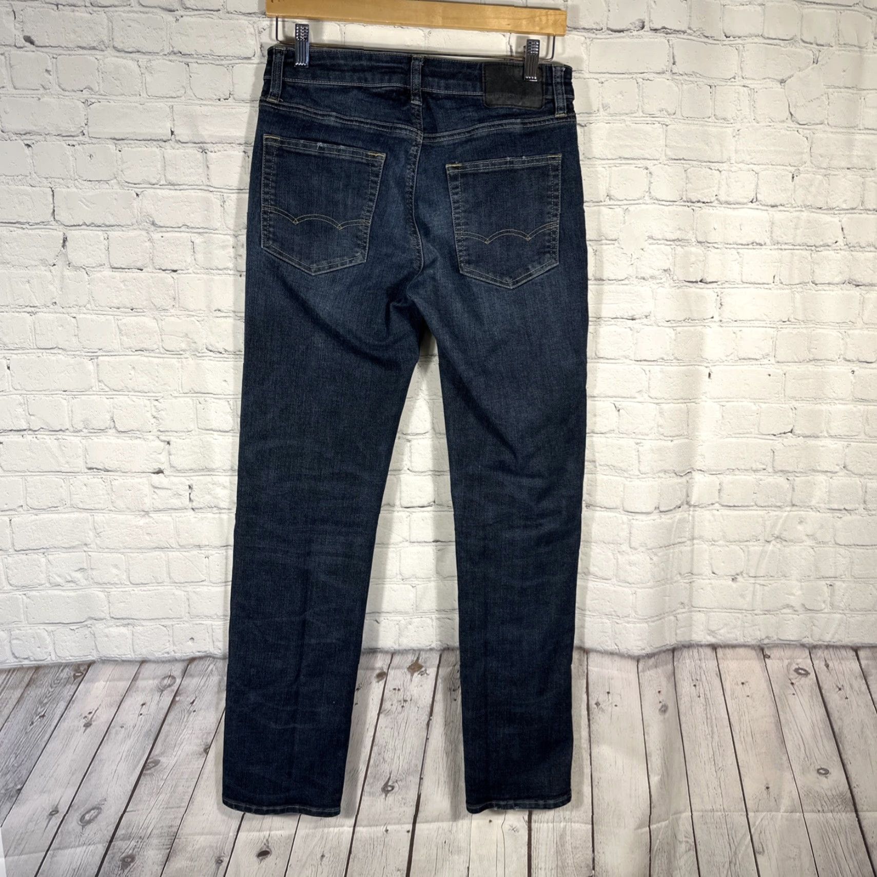 American Eagle Outfitters American Eagle Jeans Original Straight Flex Blue Mens 30x34 Denim Pants Stretch Size US 30 / EU 46 - 7 Thumbnail
