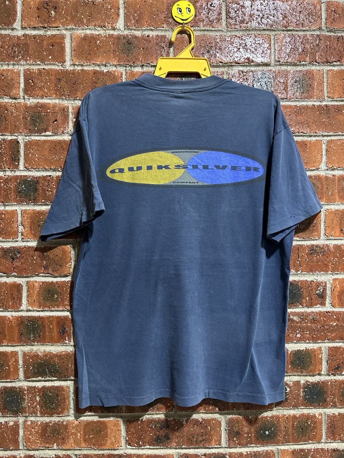 Quicksilver Vintage 90s Quiksilver Surfboard Faded Tee Size US L / EU 52-54 / 3 - 1 Thumbnail
