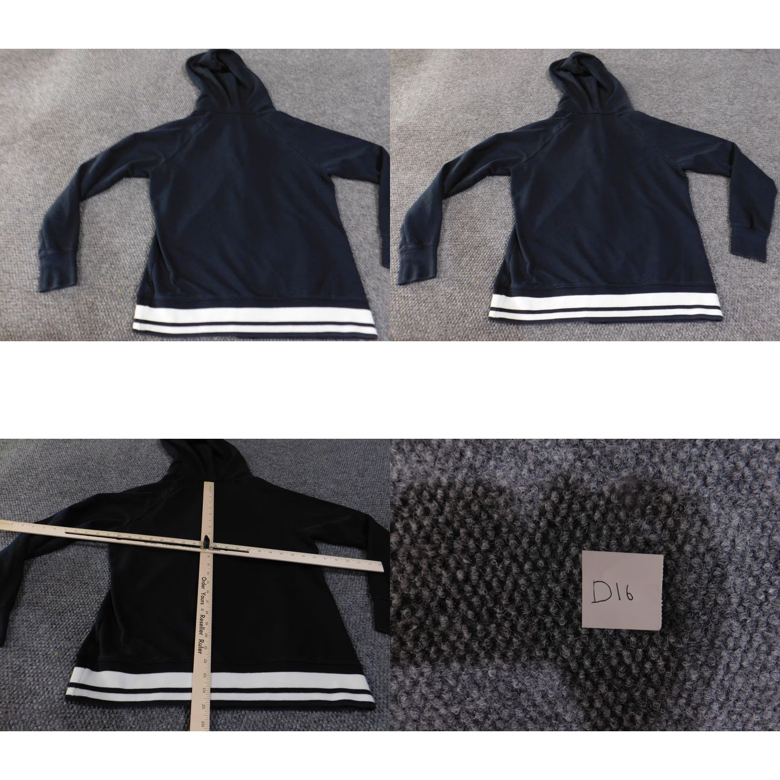 Nike Nike Hoodie Sweater Womens XL Navy Blue Button Cardigan Sportswear Cotton Retro Size XL / US 12-14 / IT 48-50 - 9 Thumbnail