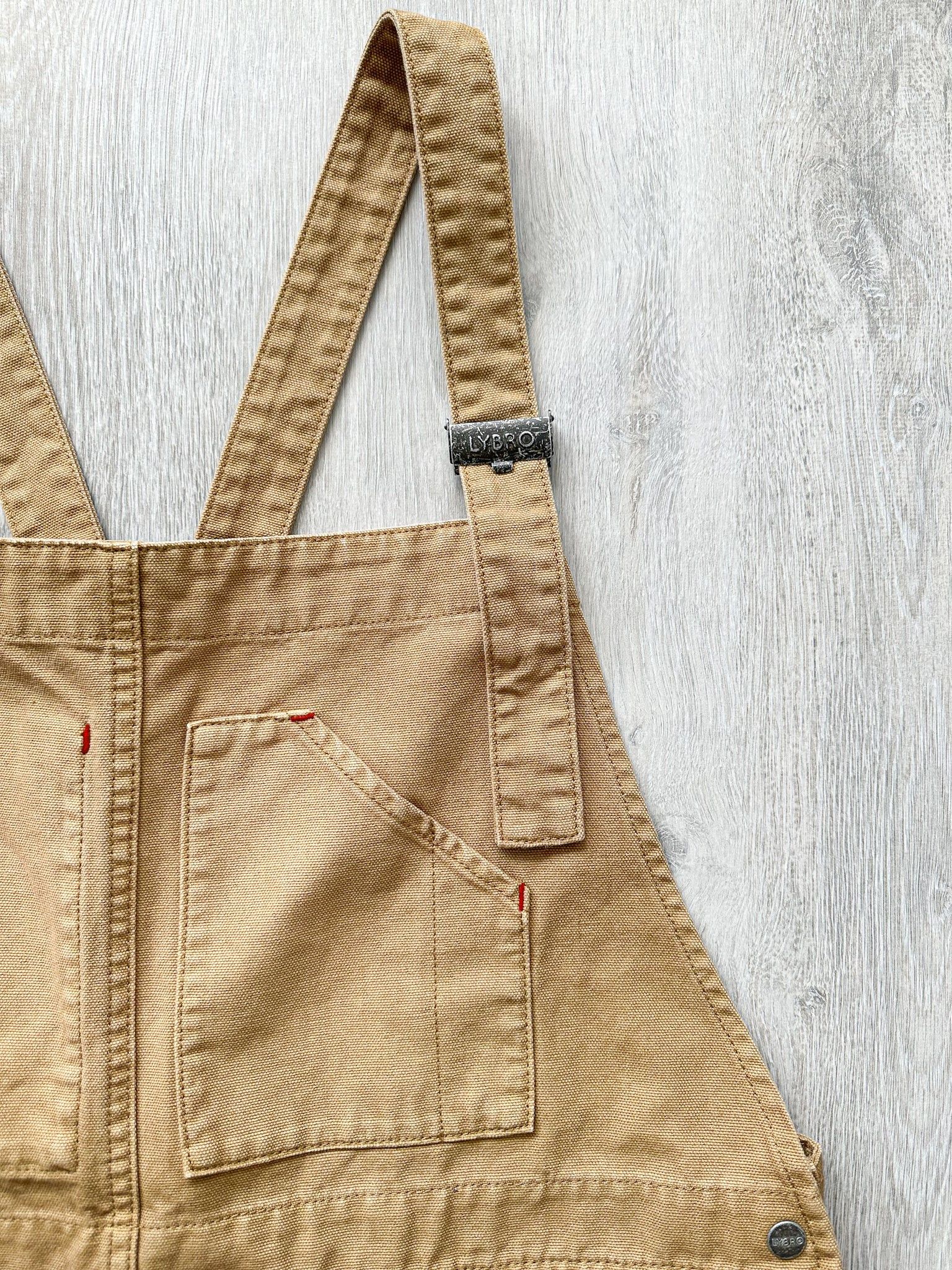 Nigel Cabourn Nigel Cabourn Lybro Cotton Canvas Dungarees In Tan Size US 32 / EU 48 - 4 Thumbnail