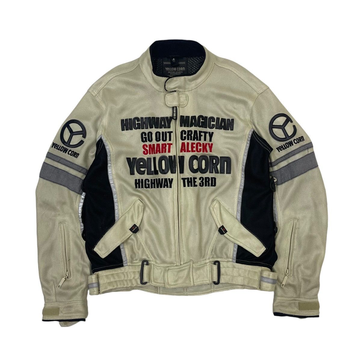 ⚡️Vintage Yellow Corn Highway Magician Racing Riders Jacket