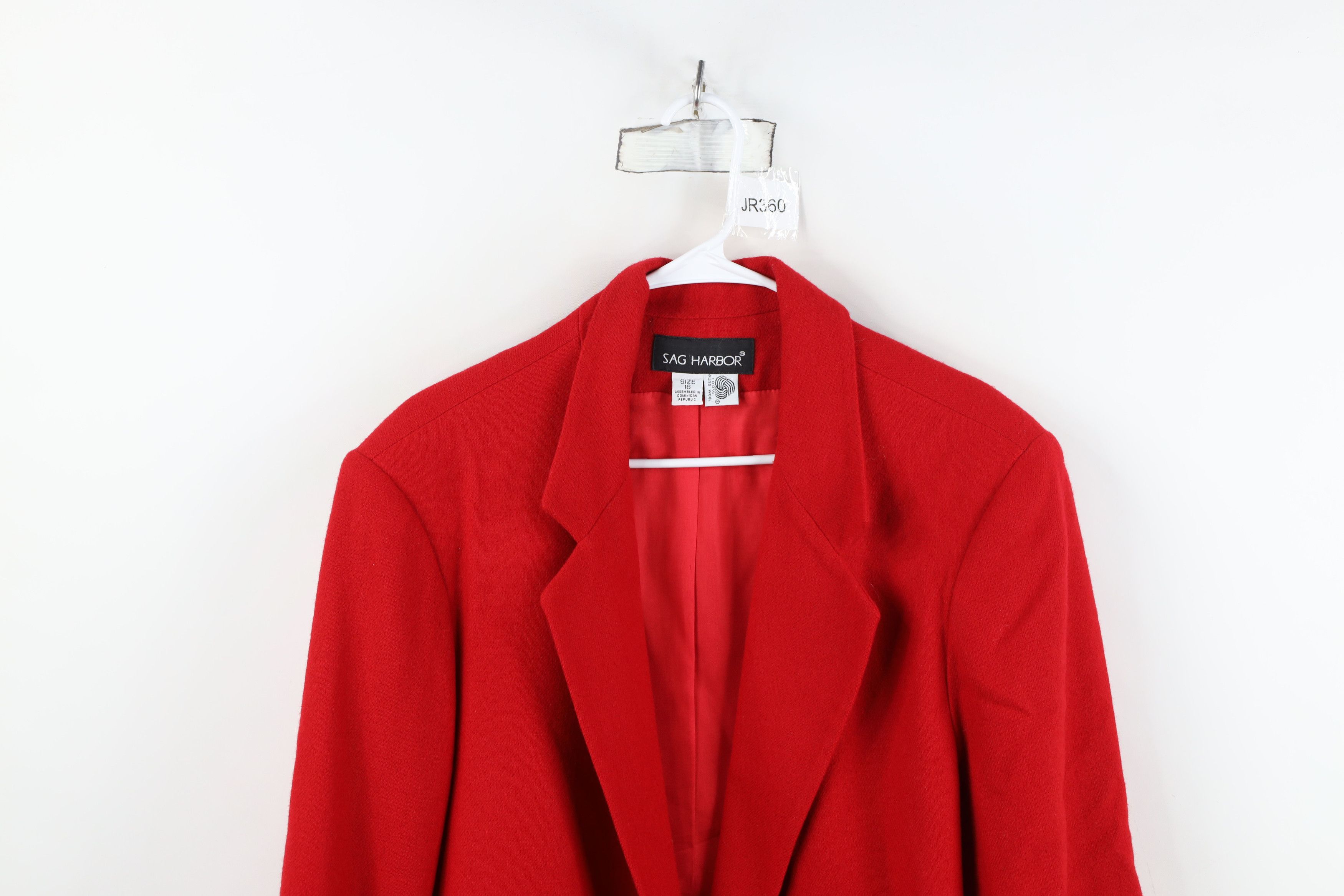 Vintage Vintage 90s Streetwear Button Blazer Suit Coat Jacket Red Size XXL / US 16-18 / IT 52-54 - 2 Thumbnail