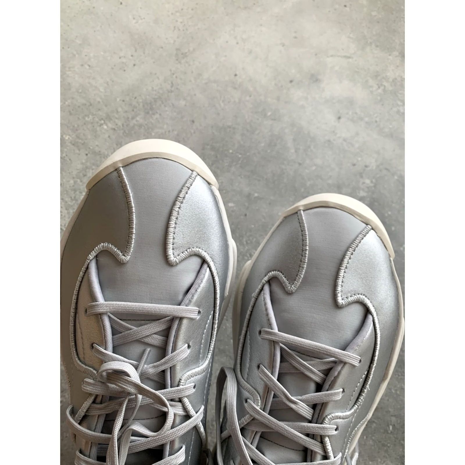 Adidas ADIDAS Y-3 HOKORI SILVER HI SNEAKER Y-3 LADIES US 9, UK 7.5, EUR 41 1/3, 260 mm, Leather, High Top, 2019, Sneakers, Nike? Size US 8 / IT 38 - 4 Thumbnail