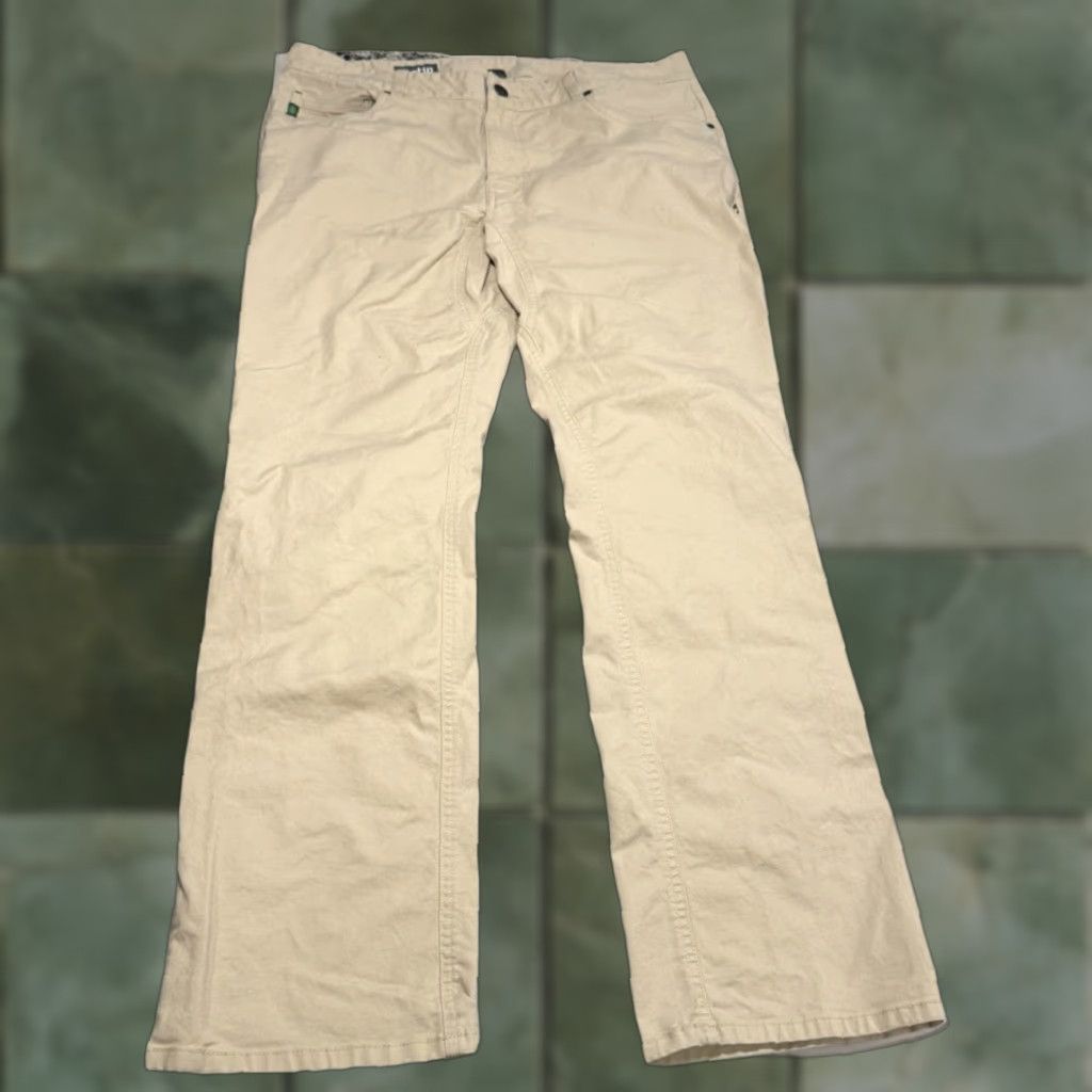 Vintage Stio Pants 5 Pocket Chino Regular Men 36x31.5 Khaki Beige Cotton Spandex Stretch Outdoors Size US 36 / EU 52 - 1 Thumbnail
