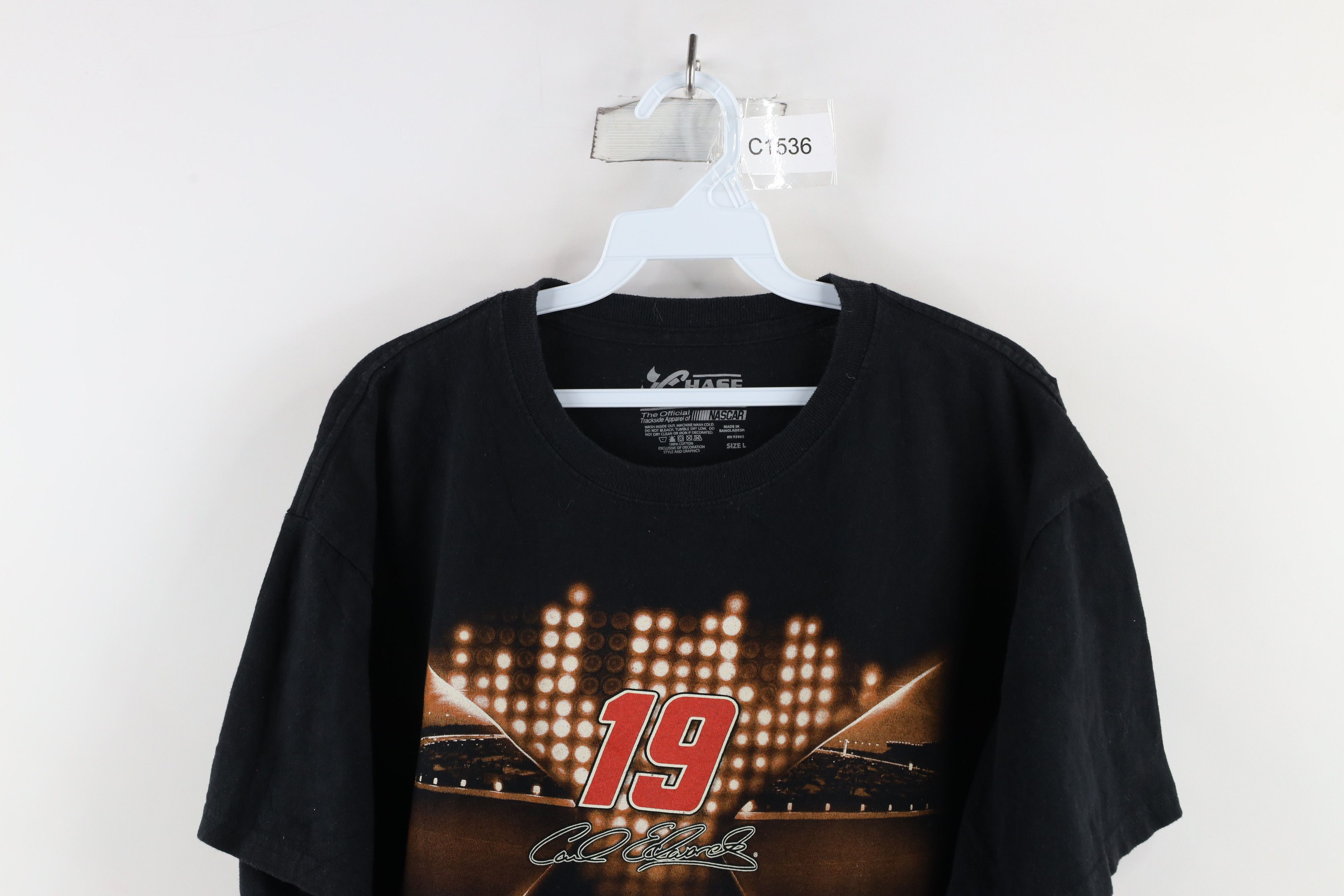 Vintage Y2K NASCAR Out All Over Print Carl Edwards Racing T-Shirt Size US L / EU 52-54 / 3 - 2 Thumbnail
