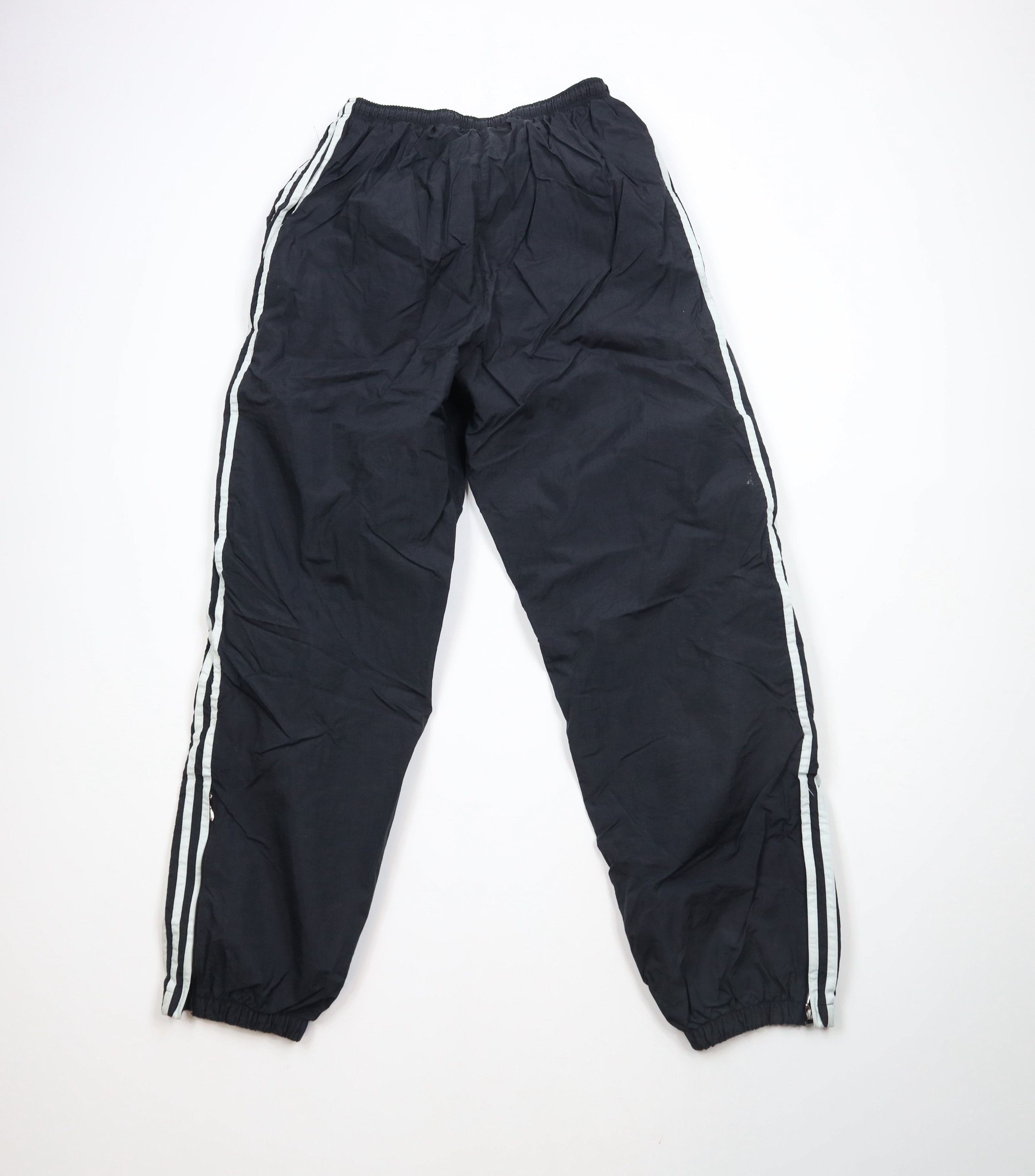 Adidas × Vintage Vintage 90s Adidas Striped Lined Windbreaker Joggers Pants Size 28" / US 6 / IT 42 - 12 Thumbnail