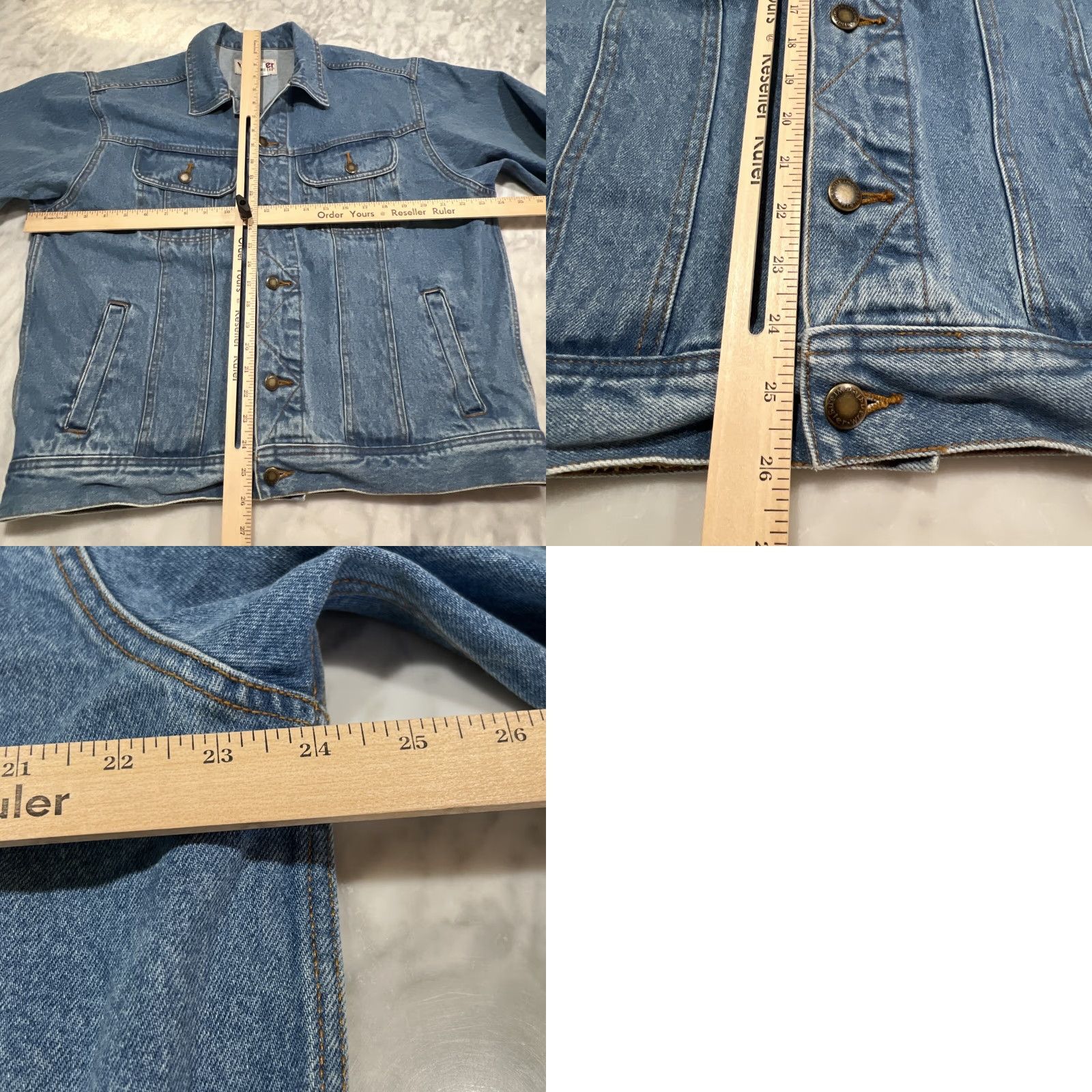 Wrangler Wrangler Rugged Wear Denim Jacket Unlined Vintage Indigo Large RJK30VI Mens Jacket Size US L / EU 52-54 / 3 - 8 Thumbnail