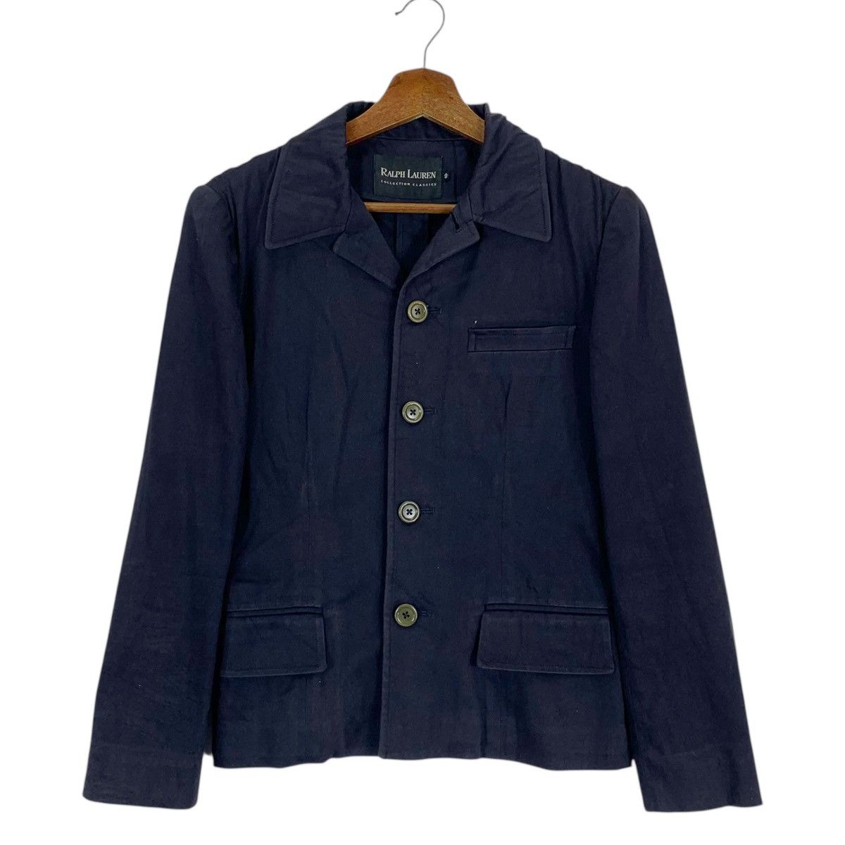 Vintage Ralph Lauren Women Cropped Blazer Jacket - Main Image