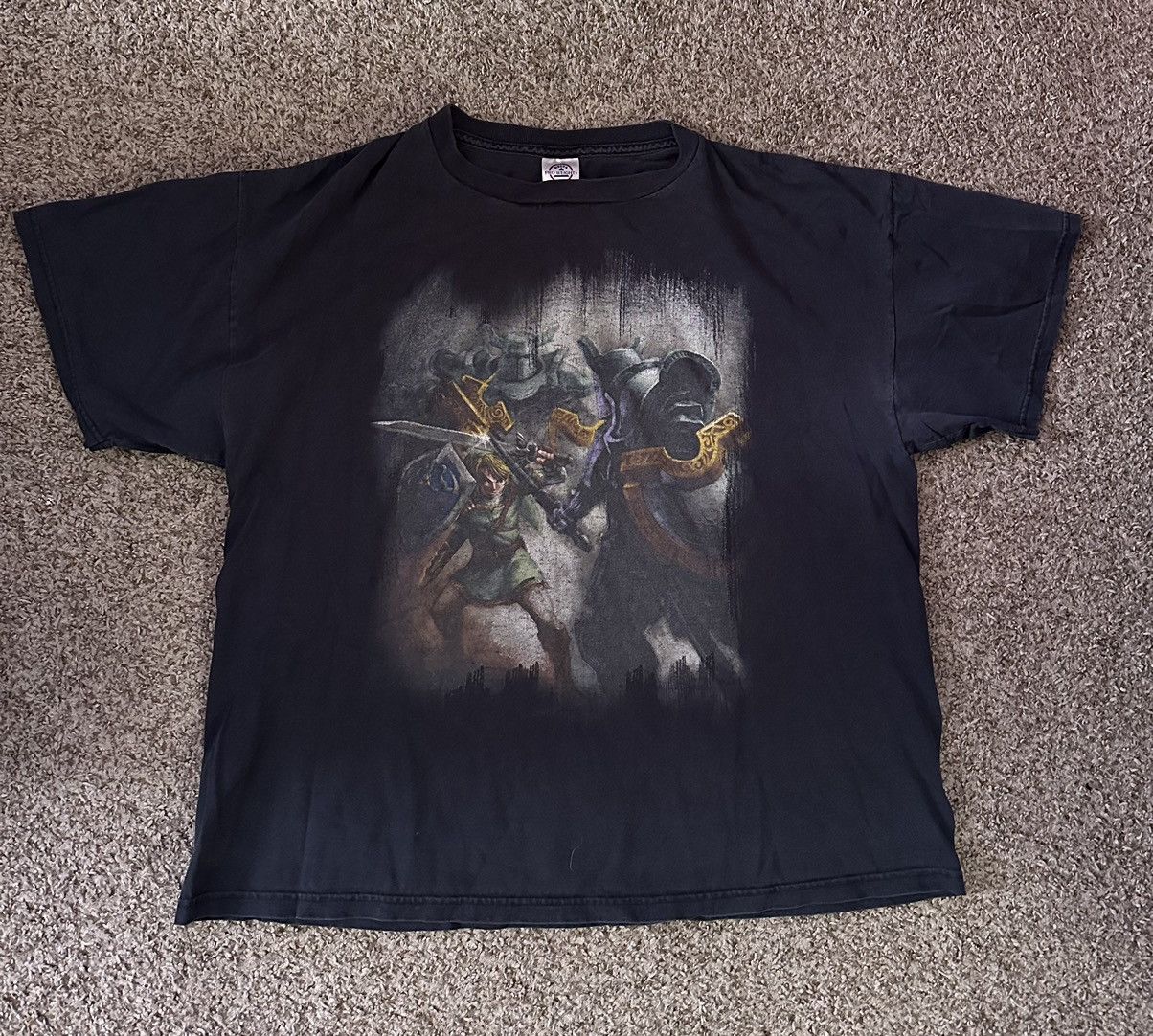 image of Vintage The Legend Of Zelda Twilight Princess Video Game in Black, Men's (Size XL)