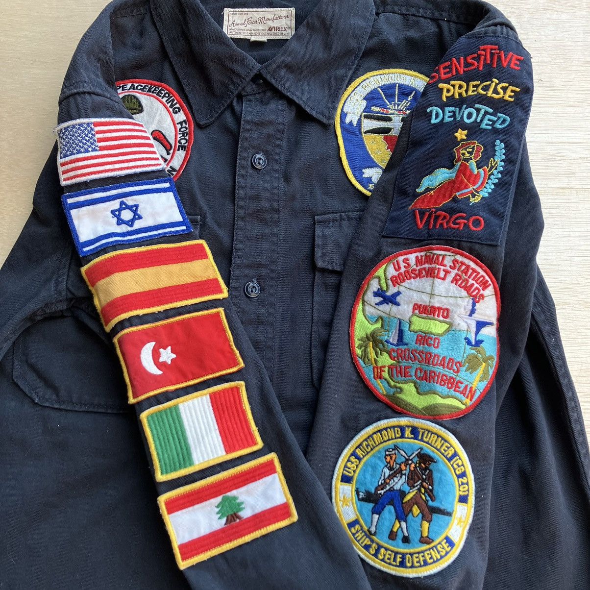 Alpha Industries × Avirex AVIREX MULTINATIONAL PEACEKEEPING FORCE Size US S / EU 44-46 / 1 - 4 Thumbnail