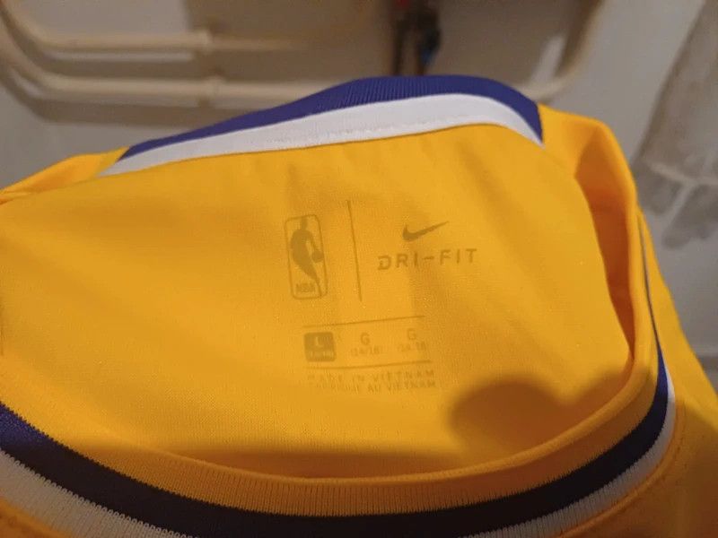 Nike Nike Los Angeles Lakers Lonzo Ball Nba Basketball Jersey Size US L / EU 52-54 / 3 - 10 Thumbnail