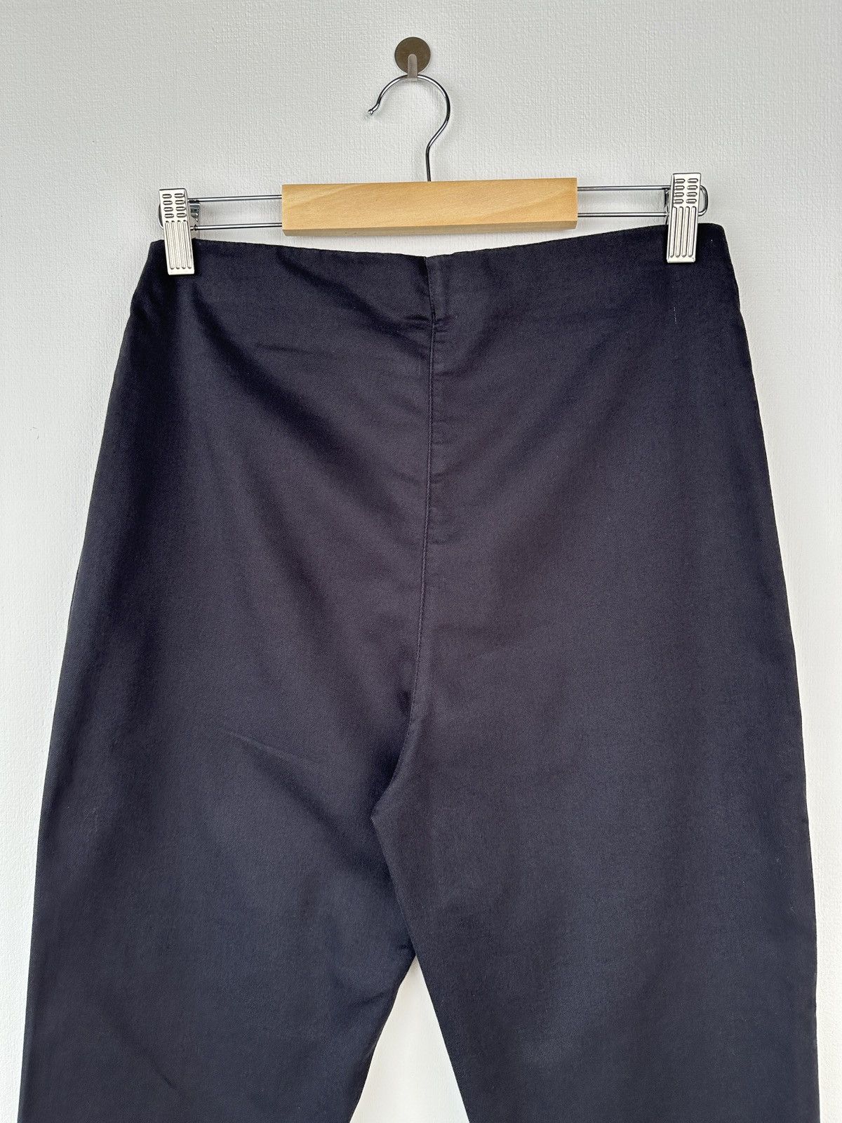 Marimekko MARIMEKKO Klein Black Cotton Stretch Pull On Pants Size 26" / US 2 / IT 38 - 7 Thumbnail