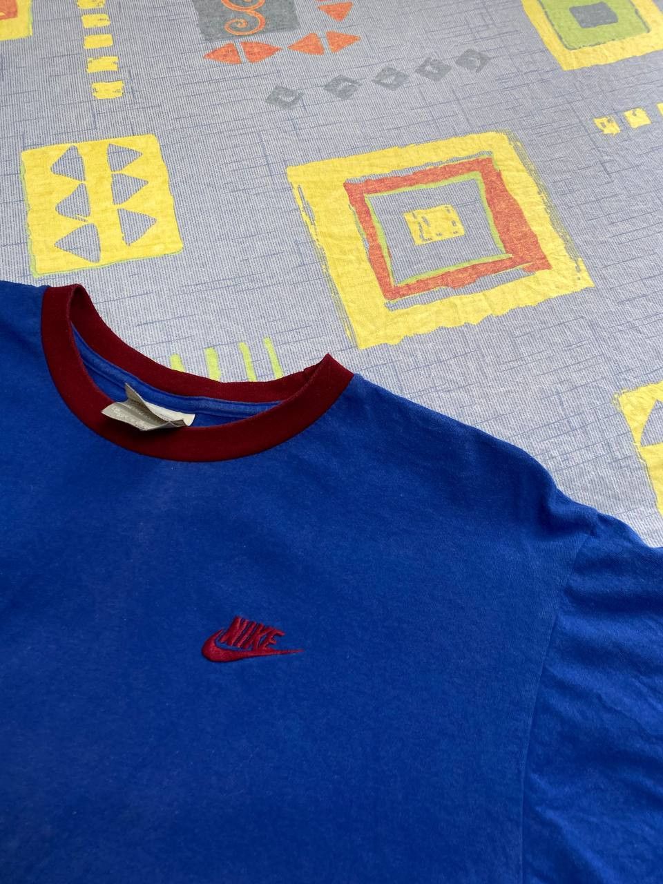 Nike × Vintage 90s Nike Swoosh Vintage Y2K Retro Tee T-Shirt Size US M / EU 48-50 / 2 - 10 Thumbnail