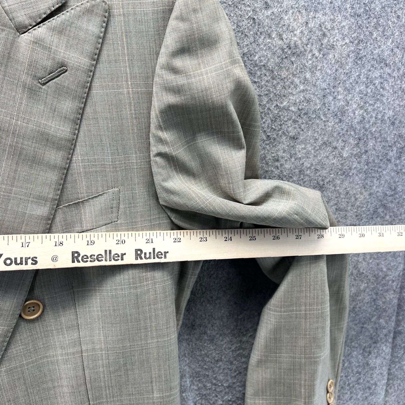 Ermenegildo Zegna Ermenegildo Zegna Blazer Mens 46R Beige Double Breasted Trofeo Wool Jacket Dress Size 46R - 3 Thumbnail