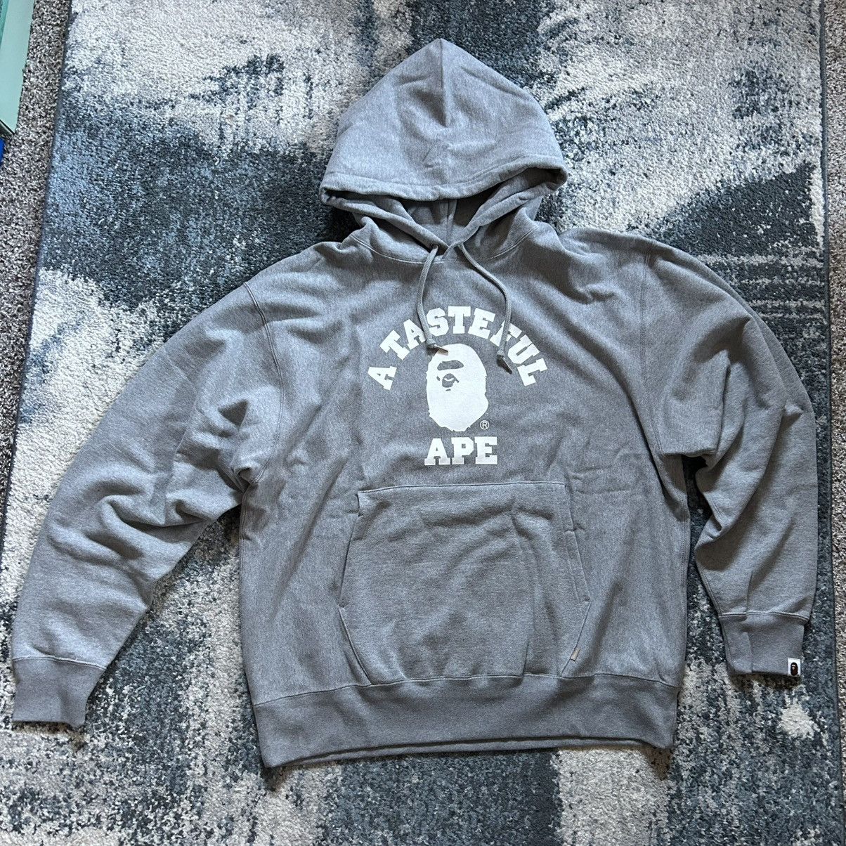 Bape × JJJJound 2XL “A TASTEFUL APE” RELAXED FiT COLLEGE LOGO HOODiE NiGO Size US XXL / EU 58 / 5 - 21 Thumbnail