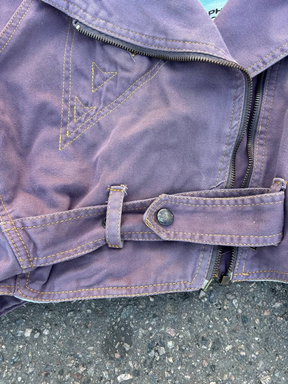 Japanese Brand × Vintage Vintage Y2K Batwing Cropped Motorcycle Avantgarde Jacket Size M / US 6-8 / IT 42-44 - 2 Thumbnail