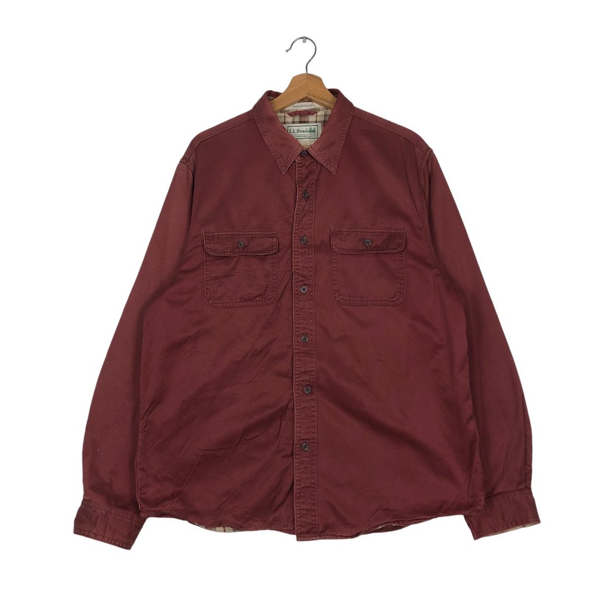 Japanese Brand 🔥VINTAGE CHORE WORK JACKET L.L.BEAN BLANKET DETROIT CANVAS Size US L / EU 52-54 / 3 - 3 Thumbnail