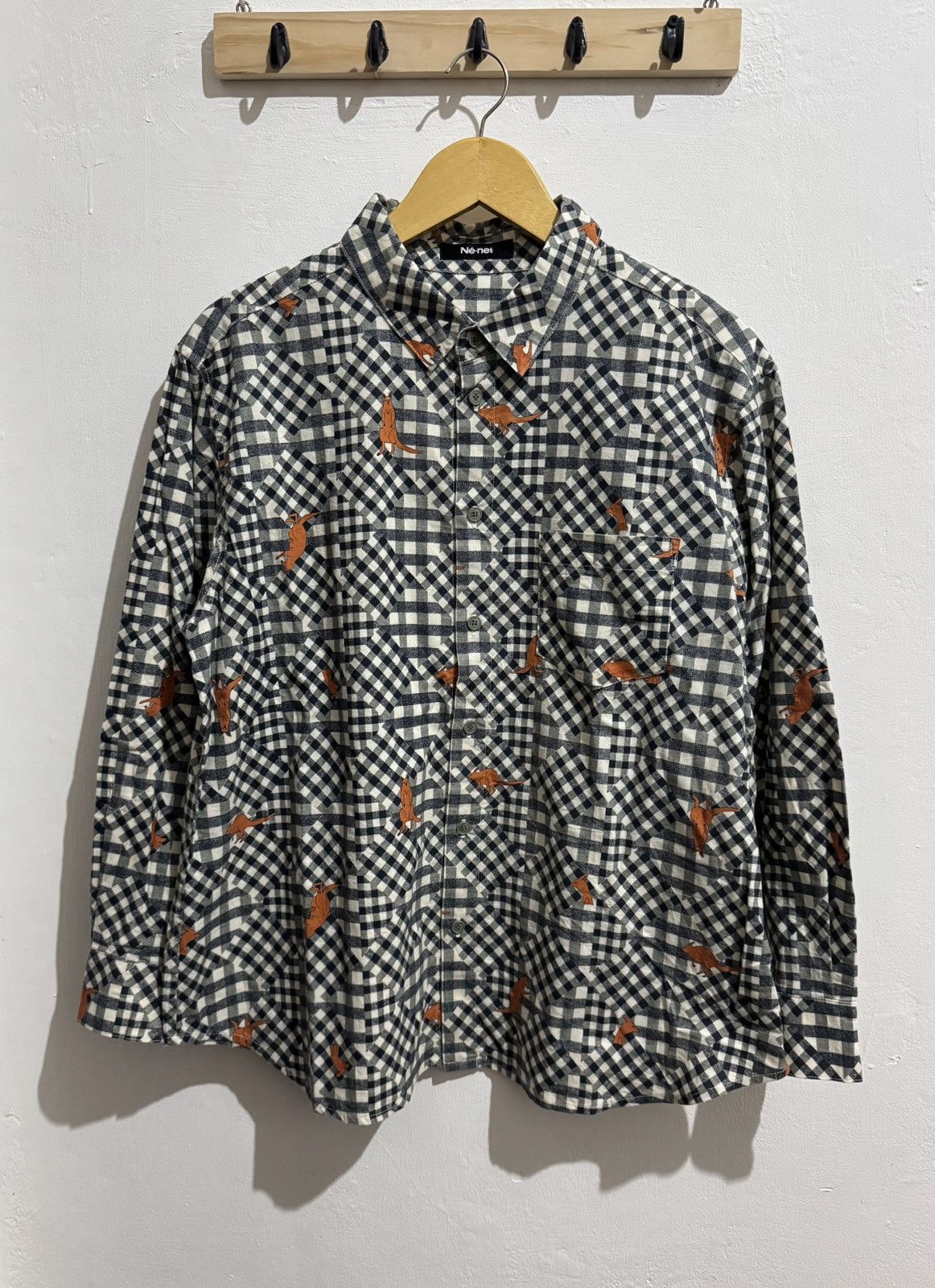 Ne-Net Ne-net issey miyake plaid shirt Size US M / EU 48-50 / 2 - 1 Thumbnail