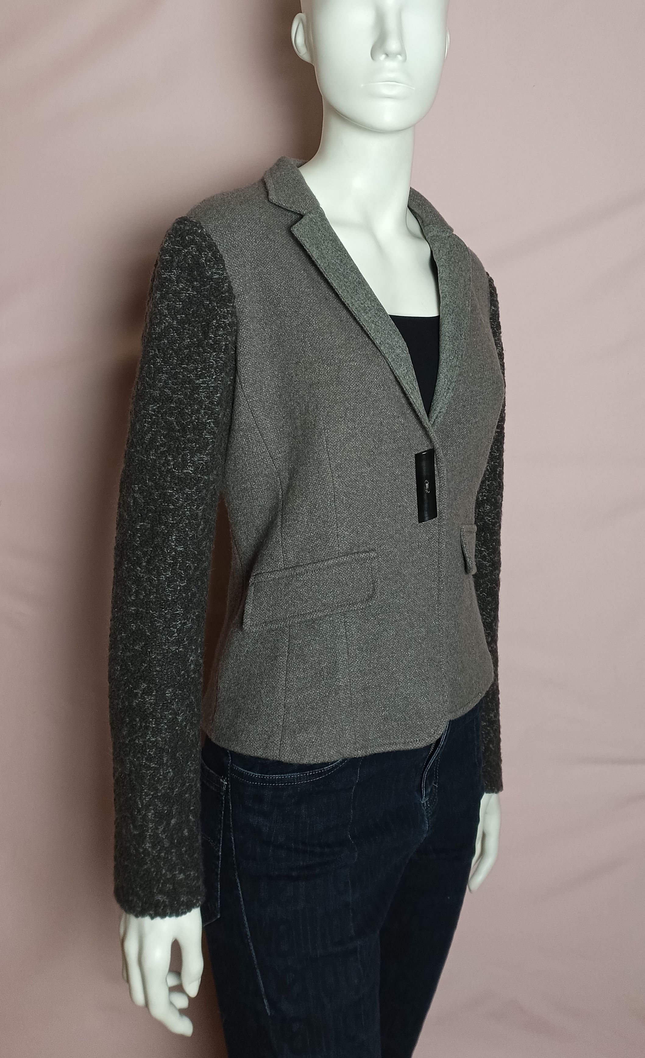 Fabiana Filippi Fabiana Filippi Wool Cashmere Silk Blazer Jacket IT42/S Size S / US 4 / IT 40 - 4 Thumbnail