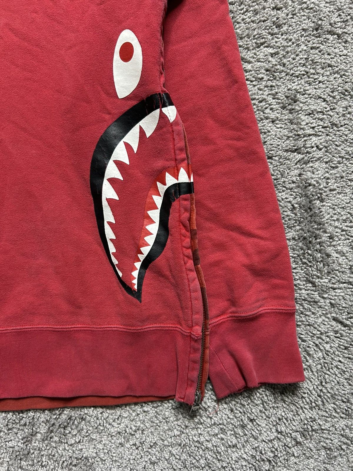 Other Bape Shark Wide Side Zip Camo Pullover Hoodie WGM Size US L / EU 52-54 / 3 - 5 Thumbnail