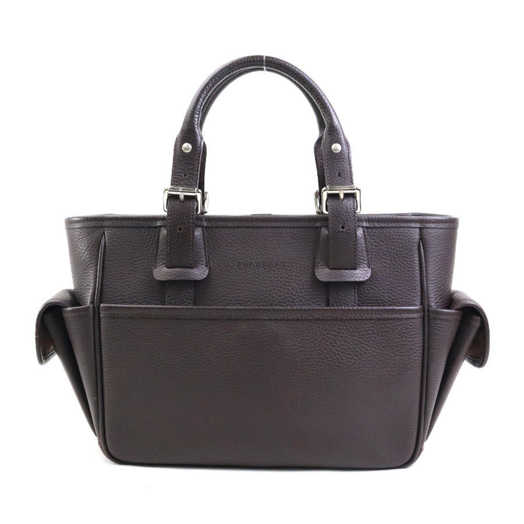 Burberry Burberry handbag, brown leather, women's, r10781a Size ONE SIZE - 1 Thumbnail