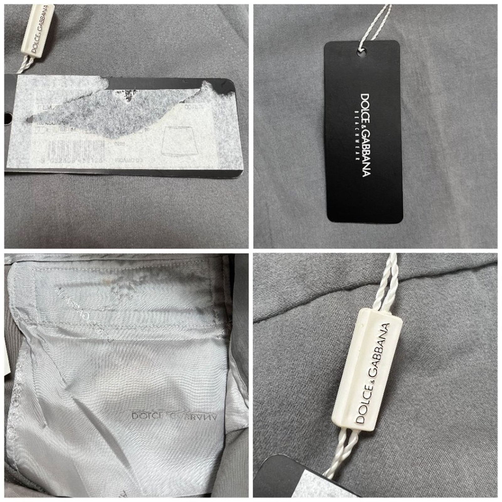 Dolce & Gabbana Dolce Gabbana Gray Cotton Trouser US4 Tall NWT Italy Size 26" / US 2 / IT 38 - 4 Thumbnail