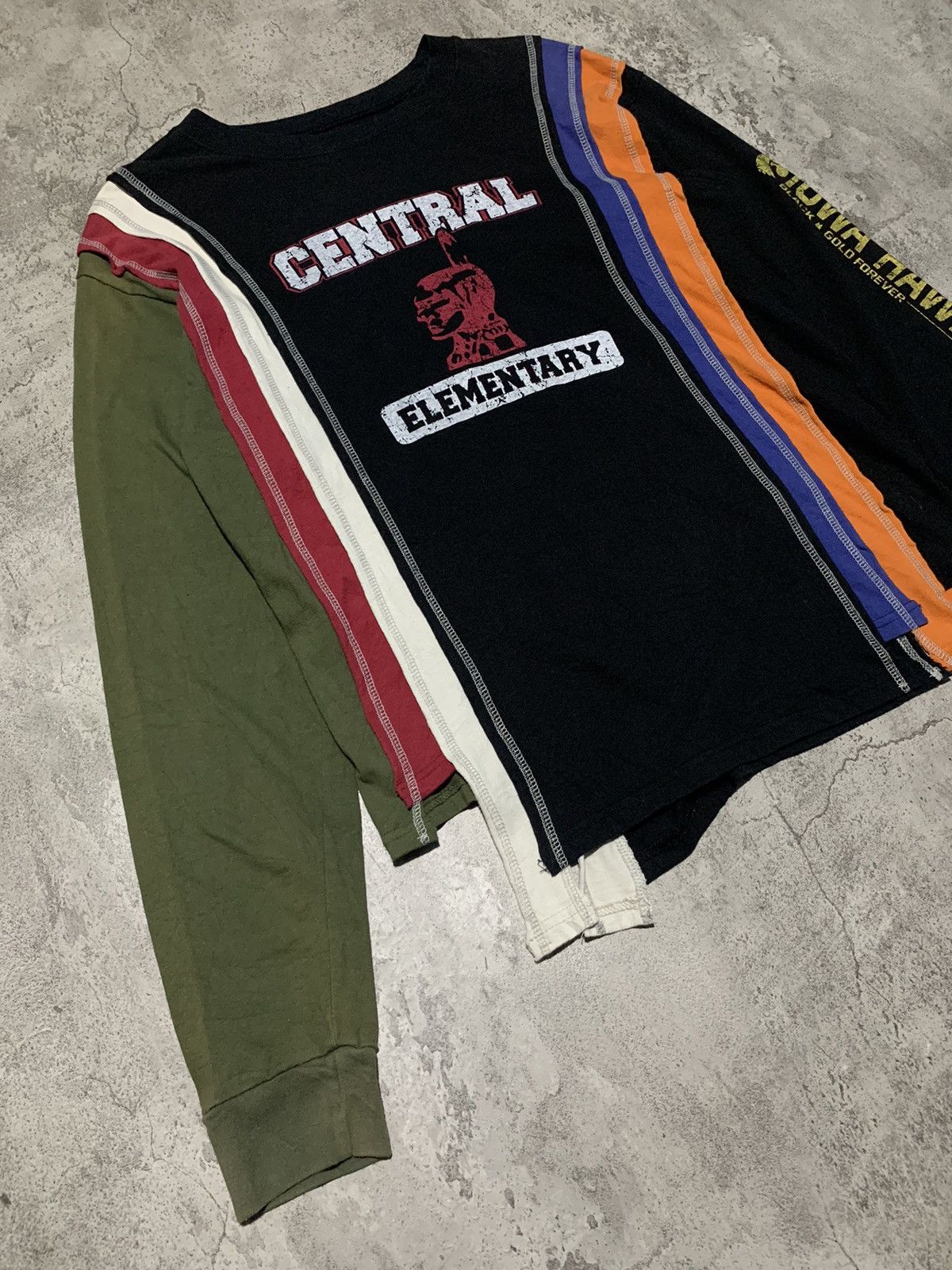 Hysteric Glamour Y2k Golden Paper rebuild 7 cut central elementary longsleeve Size US M / EU 48-50 / 2 - 3 Thumbnail