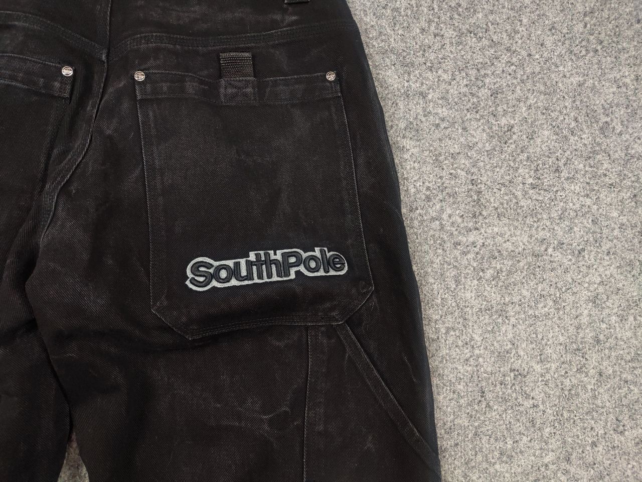 Southpole Vintage Southpole baggy Black denim Shorts Y2k Style Rap Size US 34 / EU 50 - 11 Thumbnail