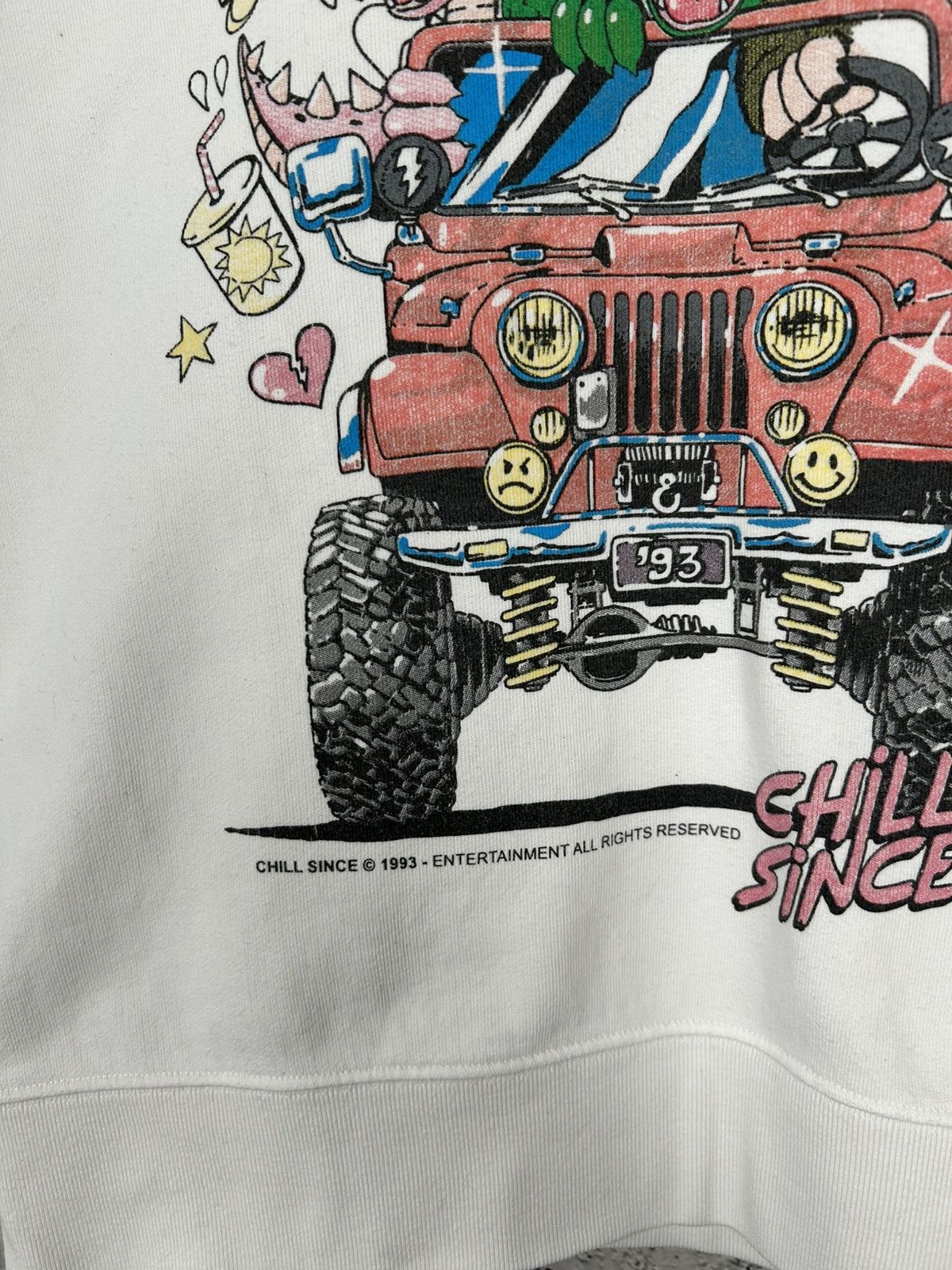 Vintage Vintage Chill Since 1993 Trip Crewneck Boxy Rap Baggy Hype Size US M / EU 48-50 / 2 - 4 Thumbnail