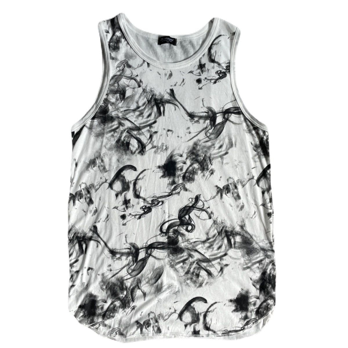 If Six Was Nine 2000s Japanese archive Vkei Smoke Graphic Tank top Y2K Size US S / EU 44-46 / 1 - 2 Thumbnail