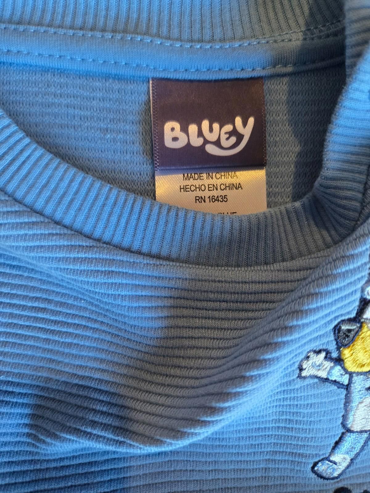 Blue Blue Japan Bluey Outfit Boys Sweatpants and Sweatshirt 6-9 M NWT Size ONE SIZE - 4 Thumbnail