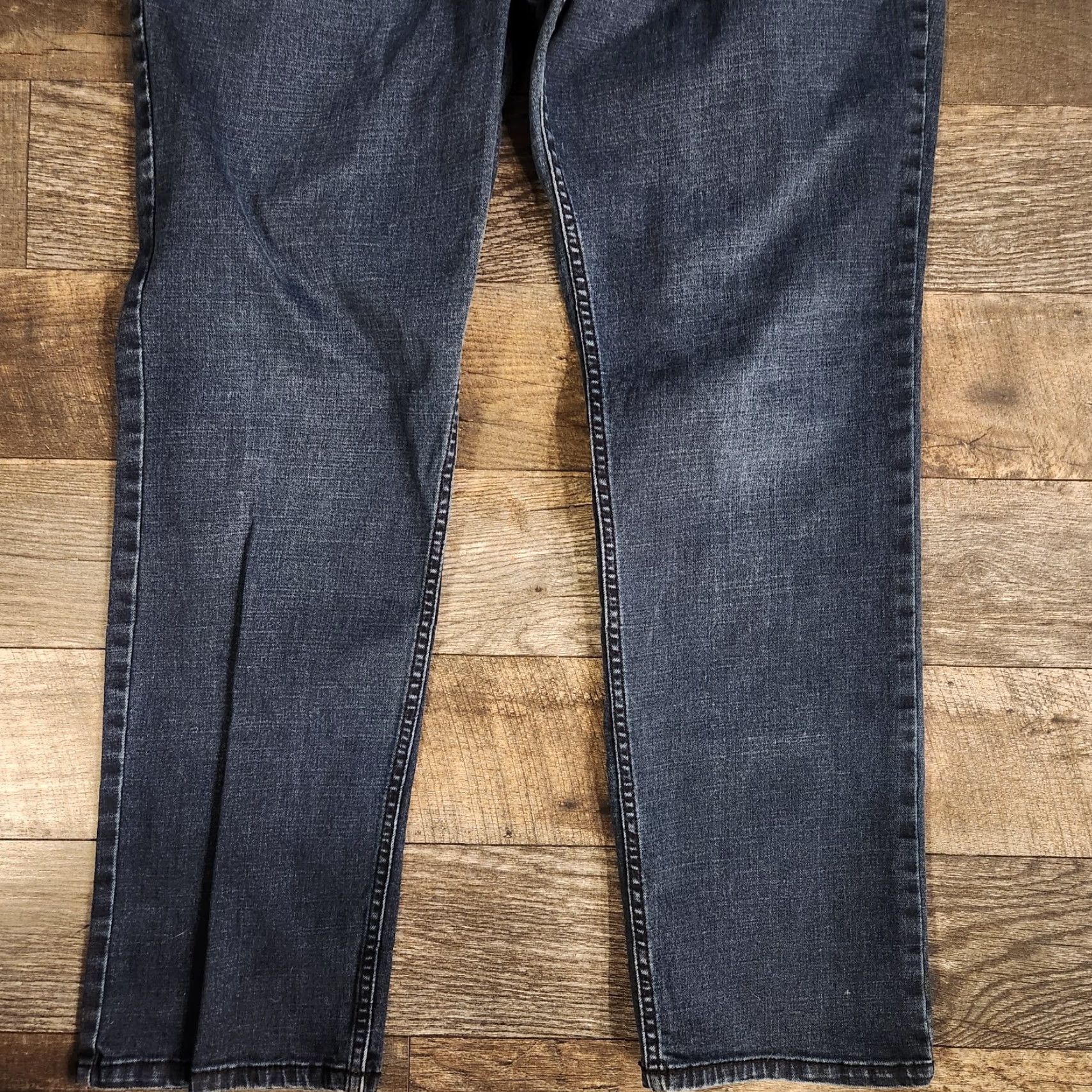 Buffalo David Bitton Buffalo David Bitton Jeans Jason X Straight Stretch Denim Blue Mens 38x32 Dark Jeans Regular Stretch Mens Size US 38 / EU 54 - 2 Thumbnail