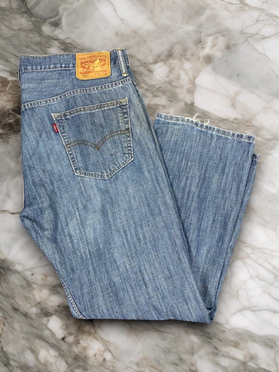 Levi's levis 569 loose fit baggy distressed denim Size US 40 / EU 56 - 1 Thumbnail